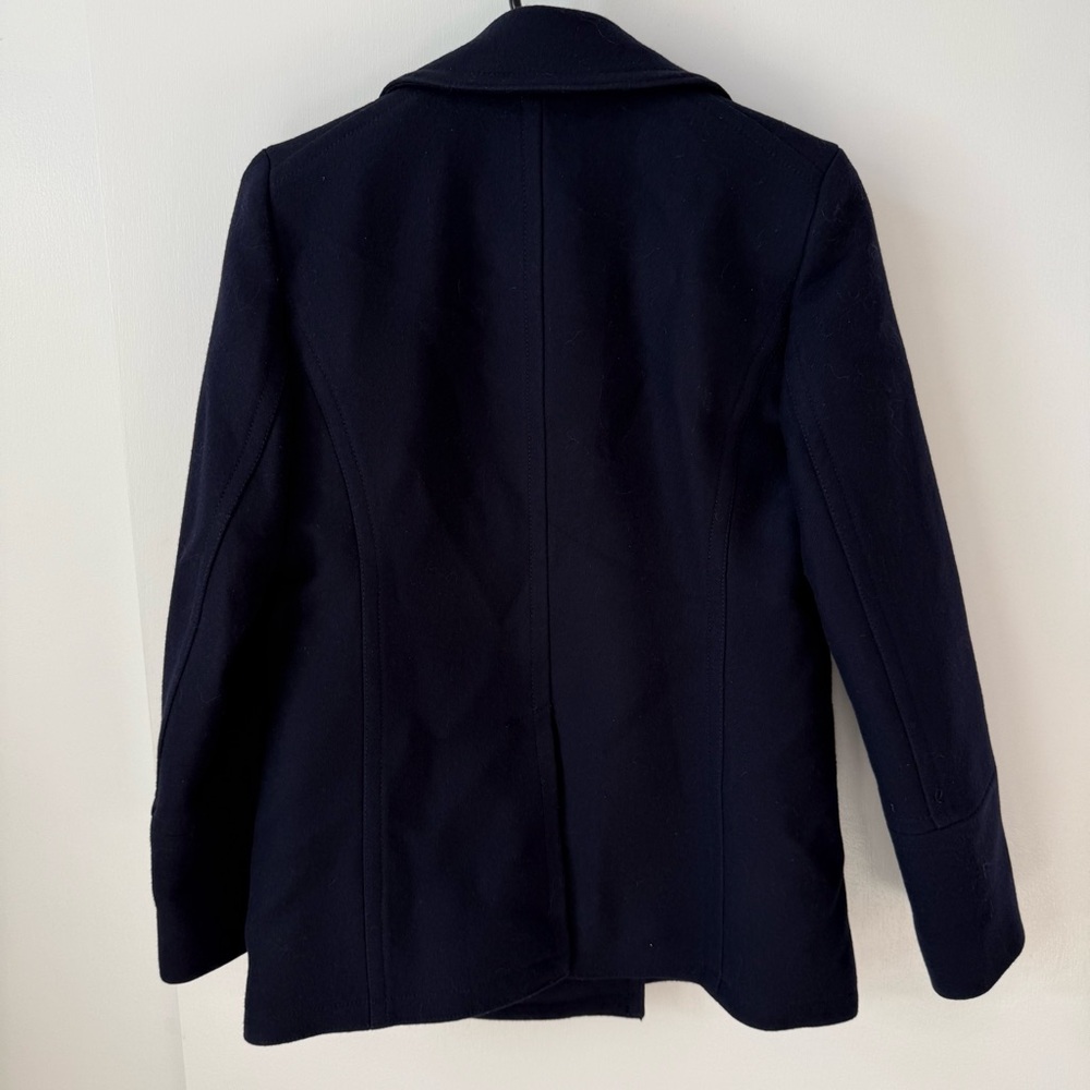 J. Crew Wool Cashmere by Nello Gori Navy Peacoat - Picture 7 of 14